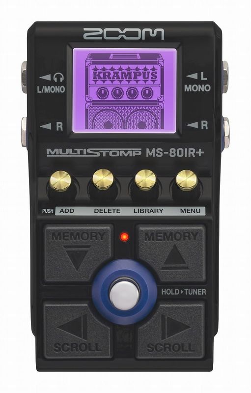 【無償オンラインユーザー登録で安心の3年間製品保証】ZOOM / MS-80IR+ MultiStomp マルチエフェクター ストンプボックス【梅田店】