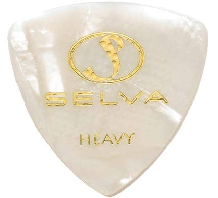 SELVA / Rubber Grip Pick オニギリ Heavy （ラバー滑り止め付） Pearloid