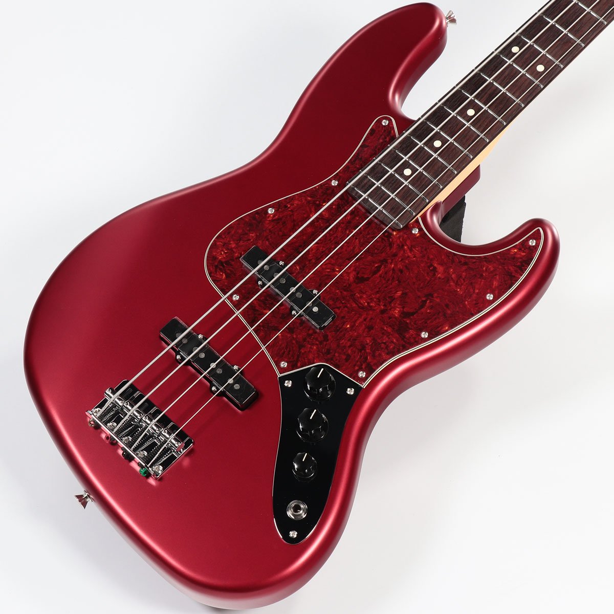 ベース Fender Hybrid II JazzBass FSR Collection Fender / FSR Collection Hybrid II Jazz Bass Satin Candy Apple Red