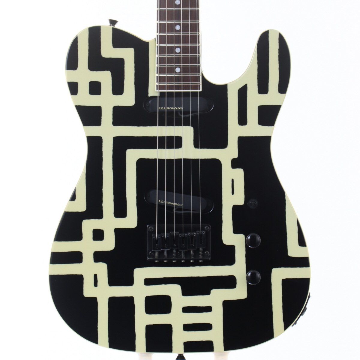 中古】FERNANDES / TE-95HT / HOTEI Model 後期型 Black/Whiteline