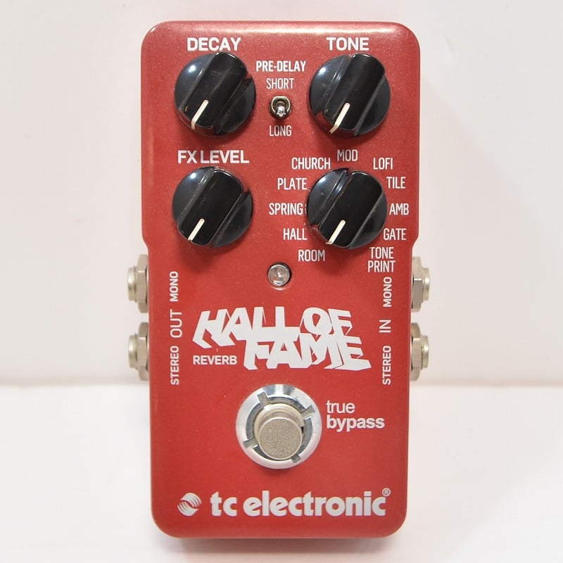 ギター TC ELECTRONIC / Hall of Fame Reverb 中古】TC ELECTRONIC / Hall of Fame Reverb 【心斎橋店】 | リバーブ