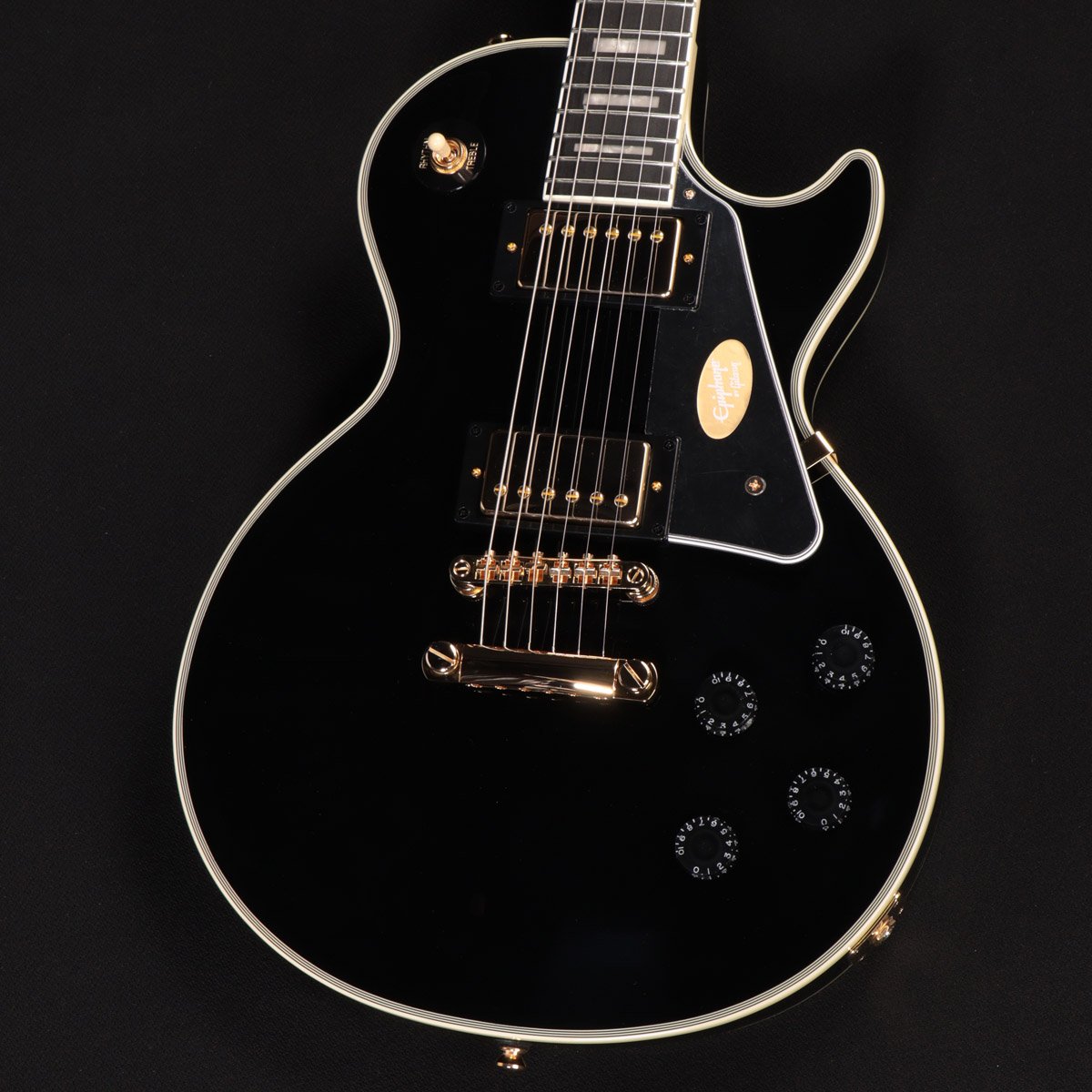 Epiphone / Inspired by Gibson Les Paul Custom Ebony ≪S/N