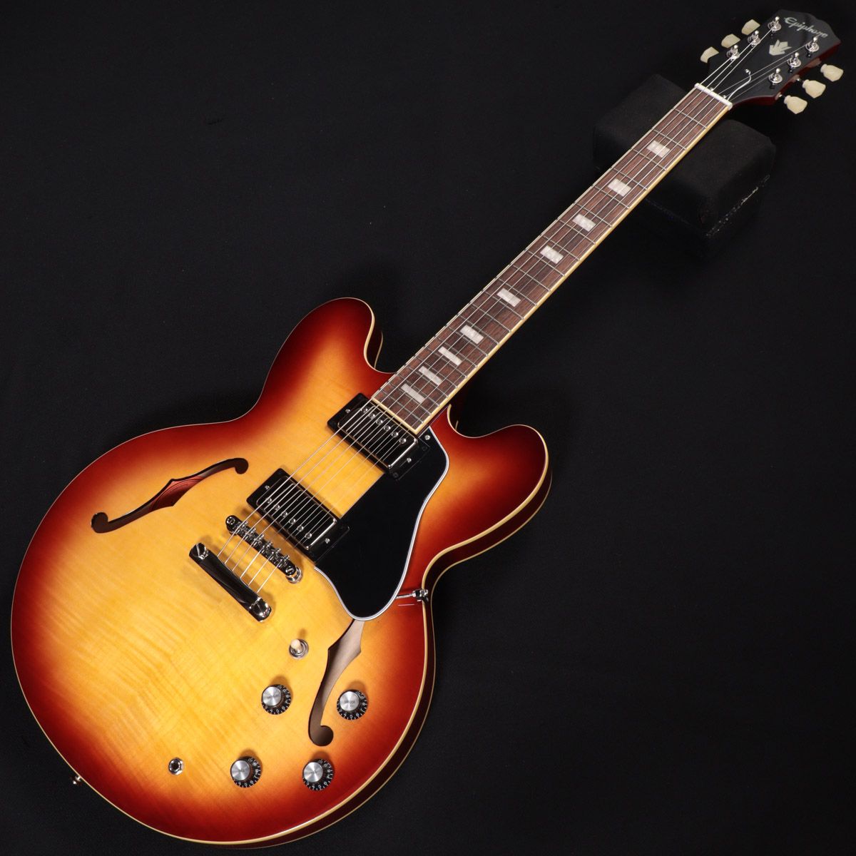 Epiphone / Inspired by Gibson ES-335 Figured Raspberry Tea Burst