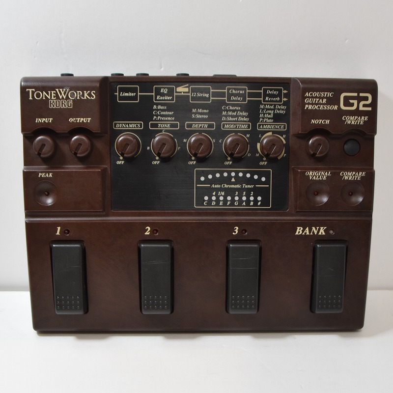 KORG / TONEWORKS / G2 アコースティック マルチエフェクター 中古】KORG / TONEWORKS G2 【心斎橋店】 | フロアタイプ | イシバシ楽器