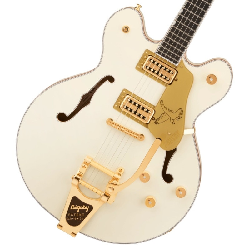 GRETSCH エレキギター ホワイト ゴールド金具 Gretsch / Falcon Center Block LTD with String-Thru Bigsby and Gold
