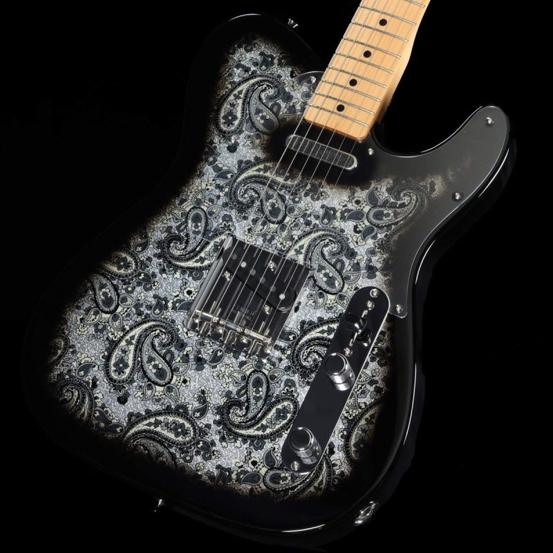 Fender / Made in Japan Limited Telecaster Maple Fingerboard Black Paisley 【S/N：JD25023097】