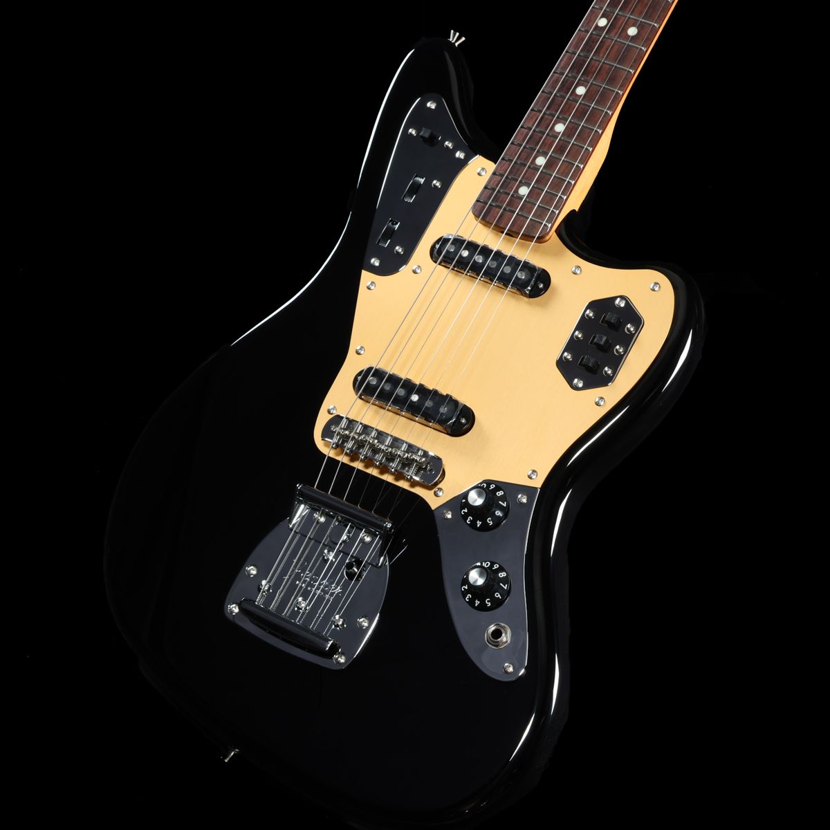 Fender / ISHIBASHI FSR MIJ Traditional 60s Jaguar Black w/Anodized