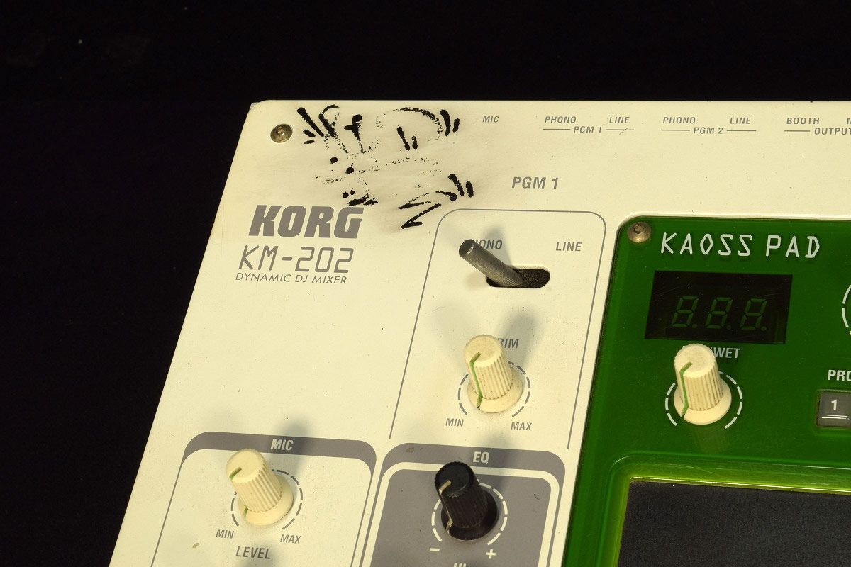 中古】KORG コルグ / KM-202 Dynamic DJ Mixer JUNK【値下げ】 | DJ用