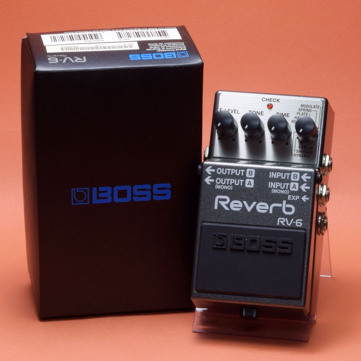 ギター用エフェクター　リバーブ　BOSS Reverb RV-6 ケース付き Amazon | BOSS ボス Reverb RV-6 | ディレイ・リバーブ | 楽器・音響機器