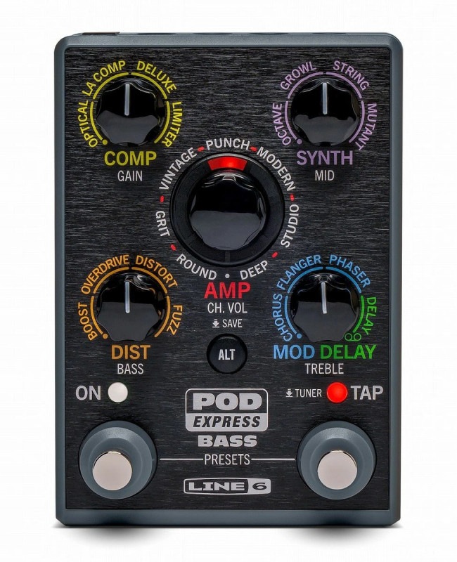 《アンプ・エフェクターセール品》【数量限定特別価格】Line6 / POD Express Bass ライン6 マルチエフェクター 【アウトレット特価】