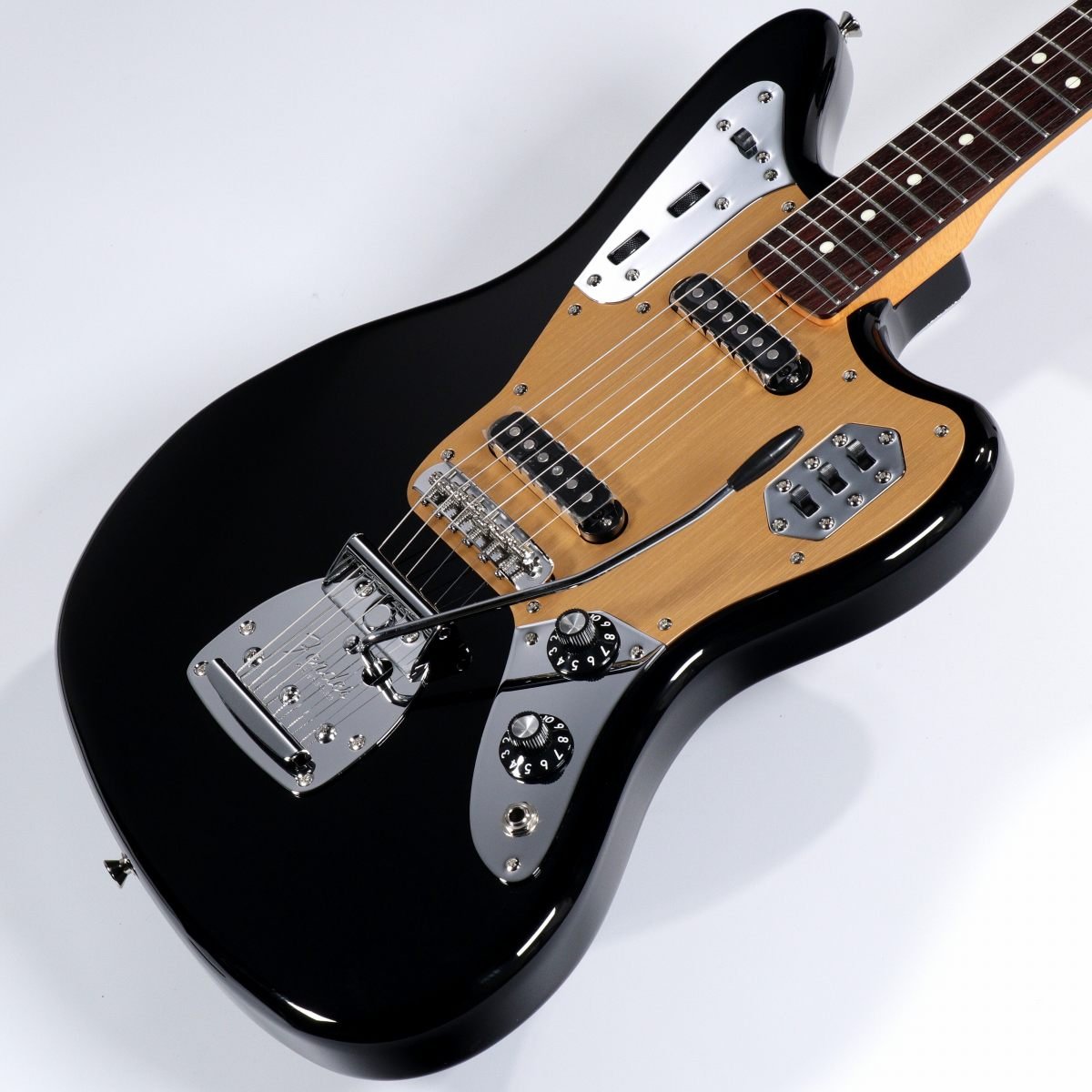最終値下げ　ギター　ギャラガーコピー　ジャガード Fender / ISHIBASHI FSR MIJ Traditional 60s Jaguar Black w/Anodized