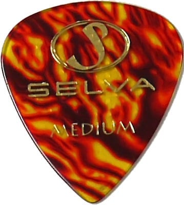 SELVA / Rubber Grip Pick Tear Drop Medium ラバー滑り止め付 Shell 【福岡店】