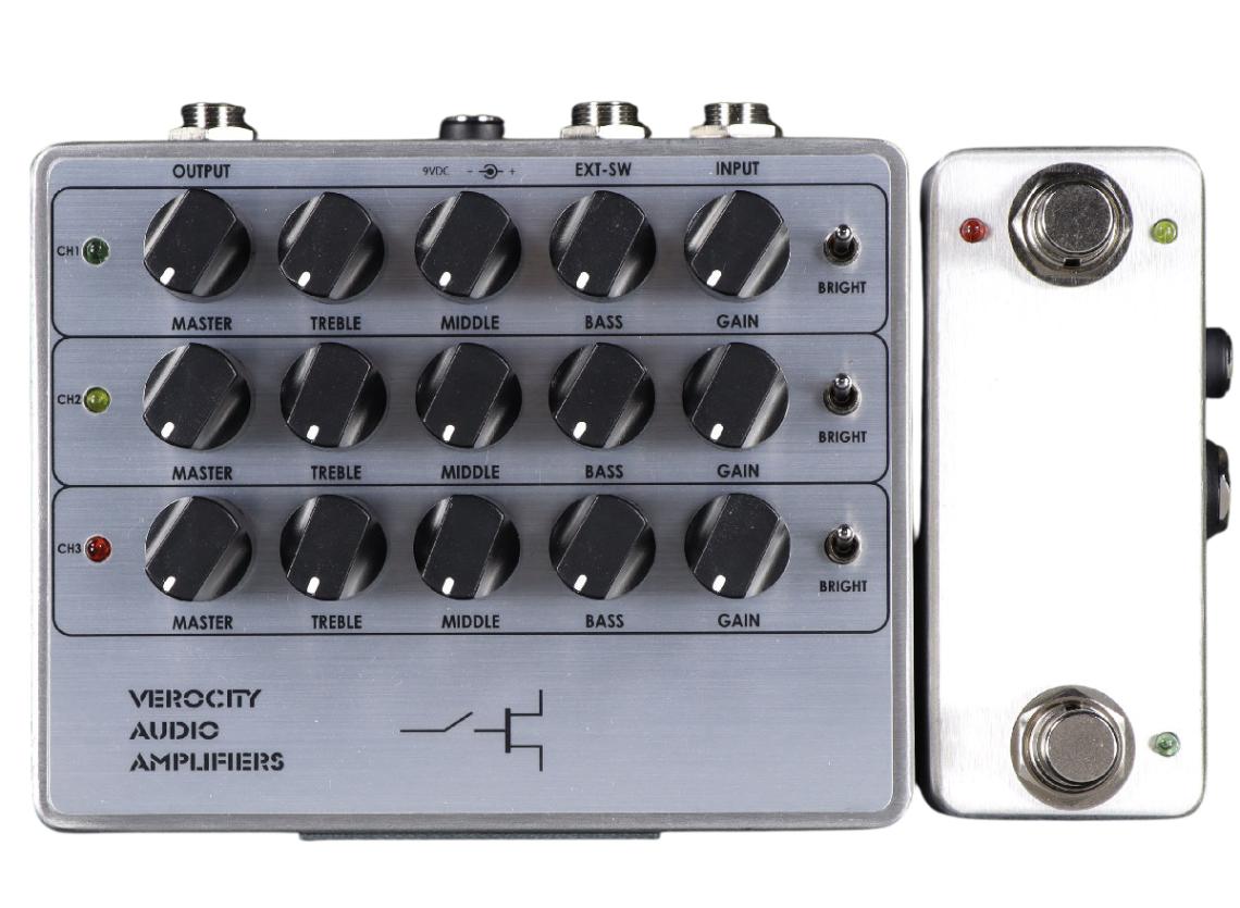 VEROCITY 3 PLUS-ES + 三 PLUS-FS フットスイッチ付 Verocity Effects Pedals / 三PLUS-ES + 三 PLUS-FS ［専用フット