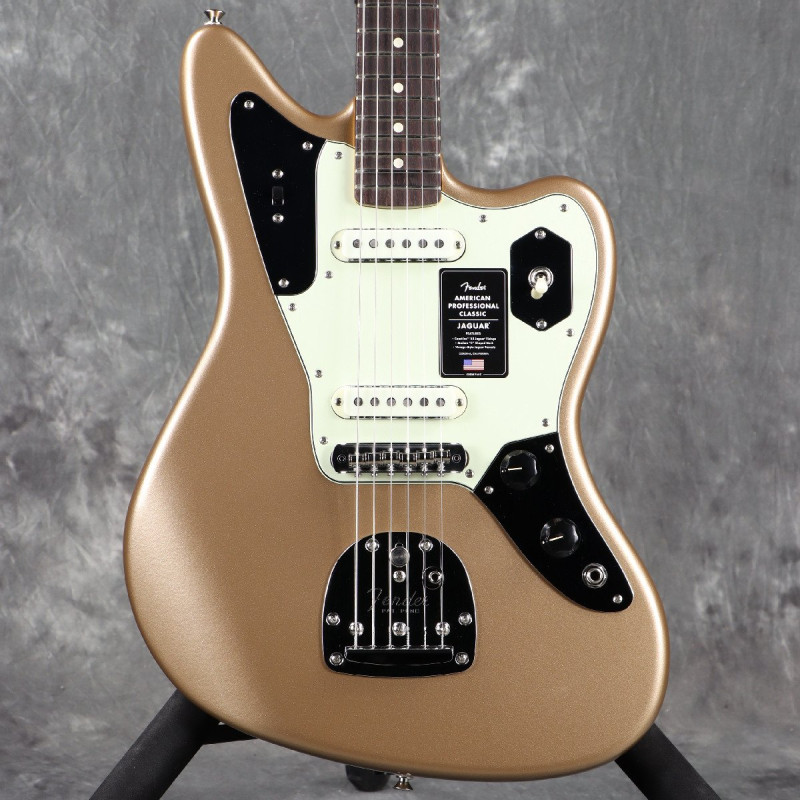 Fender / American Professional Classic Jaguar Rosewood Fingerboard Faded Firemist Gold フェンダー [USA製] 【3.85kg】[S/N US25061173]