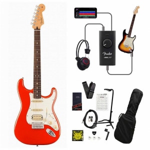 Fender / Player II Stratocaster HSS Rosewood Fingerboard Coral Red 録音&セッションで上達!Fender Link I/O付き13点セットの商品ページ
