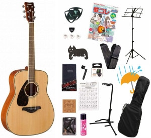 YAMAHA / FG820L NT (ナチュラル) 【左利き用】 ヤマハ フォークギター アコースティックギター FG-820 初心者 アコギ弾き語りてんこ盛り18点初心者セットRの商品ページ