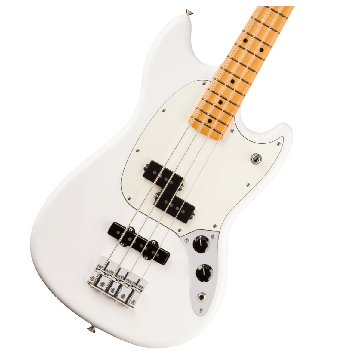 Fender / Player II Mustang Bass PJ Maple Fingerboard Polar White