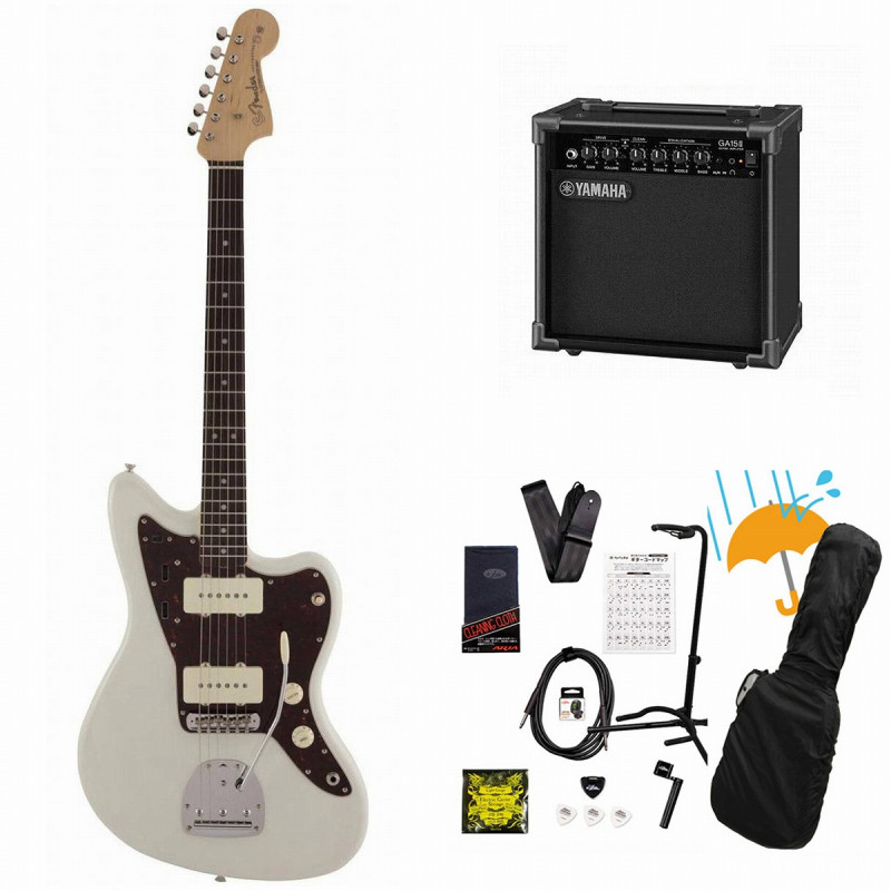 Fender / Made in Japan Traditional 60s Jazzmaster Rosewood FB Olympic White YAMAHA GA15IIアンプ付属初心者セットR