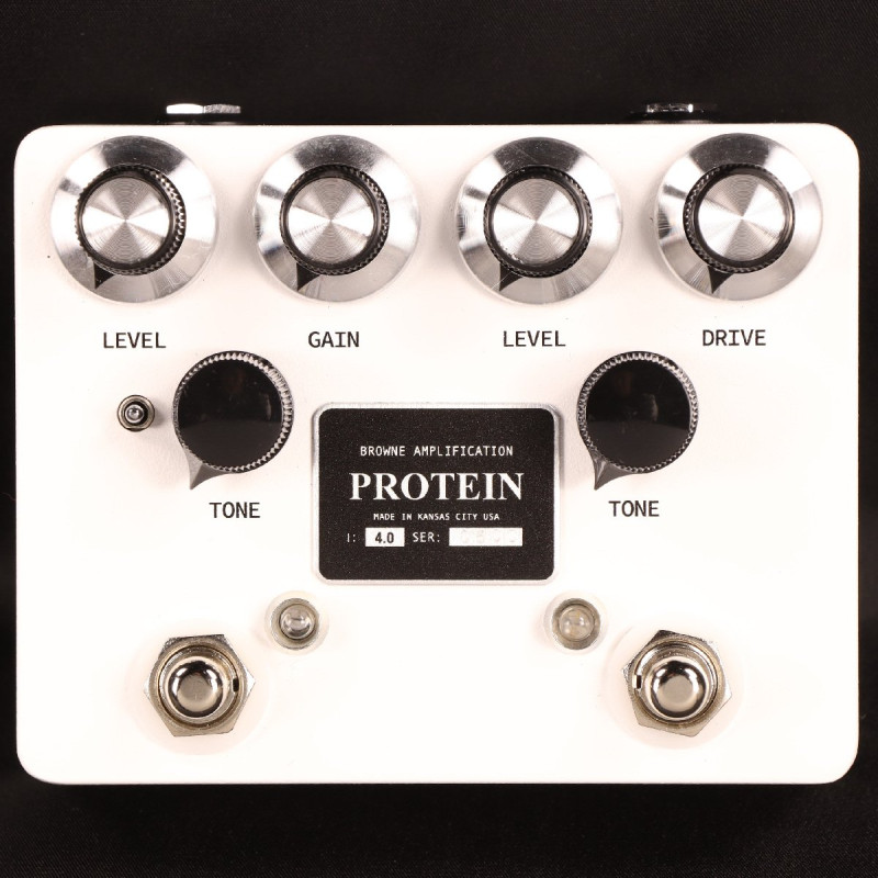 BROWNE AMPLIFICATION / Protein Dual Overdrive V4 White デュアルオ