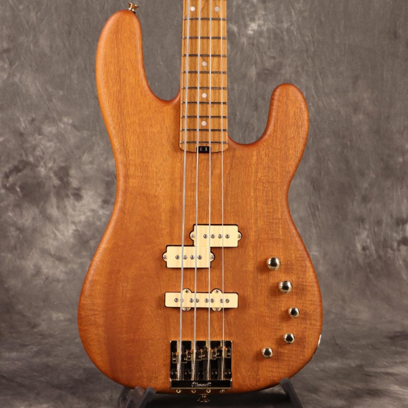 《WEBSHOPクリアランスセール》Charvel / Pro-Mod San Dimas Bass PJ IV MAH Caramelized Maple Fingerboard Natural Mahogany シャーベル【4.56kg】[S/N MC241229]