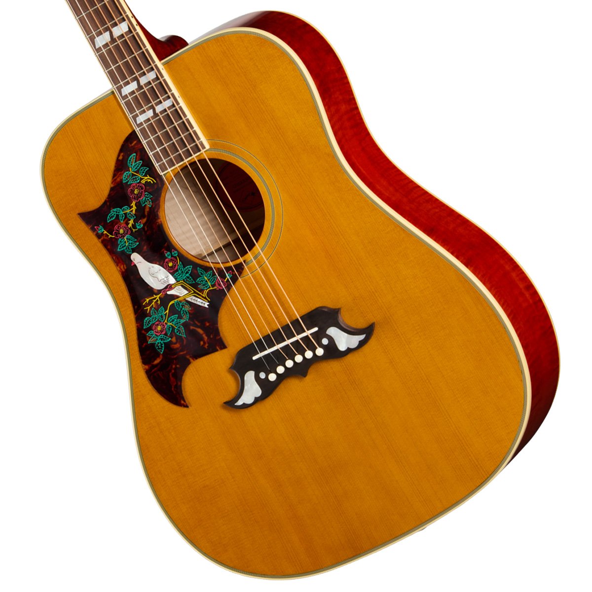 ギブソン エピフォン アコースティック ギター エレアコ アコギ 虎杢 Epiphone / Inspired by Gibson Custom 1963 Dove Reissue Lef Handed