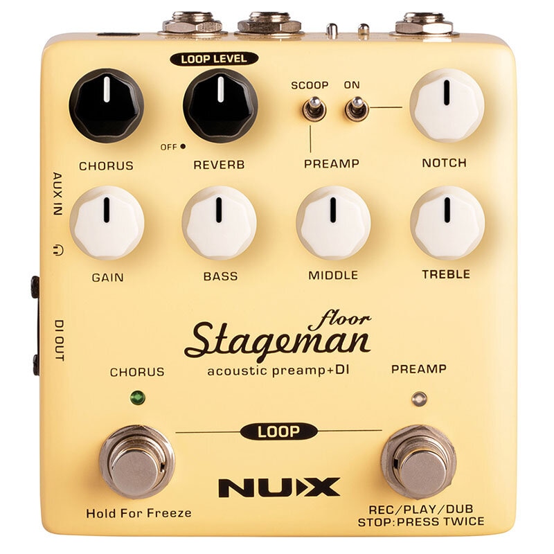 NUX / Stageman Floor NAP-5 Acoustic Preamp & DI NU-X