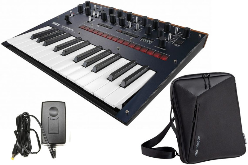 KORG / MONOLOGUE-BL (ブルー )【純正ケース＆アダプターセット