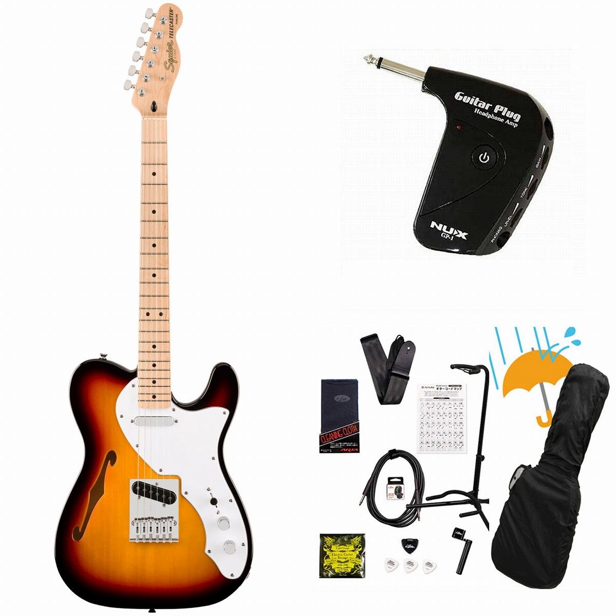Squier by Fender / Affinity Series Telecaster Thinline Maple