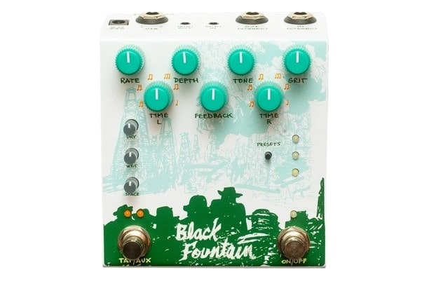 【限定台数カスタムカラー】Old Blood Noise Endeavors / Black Fountain Stereo "Mojito White Green" ディレイ【国内正規品】