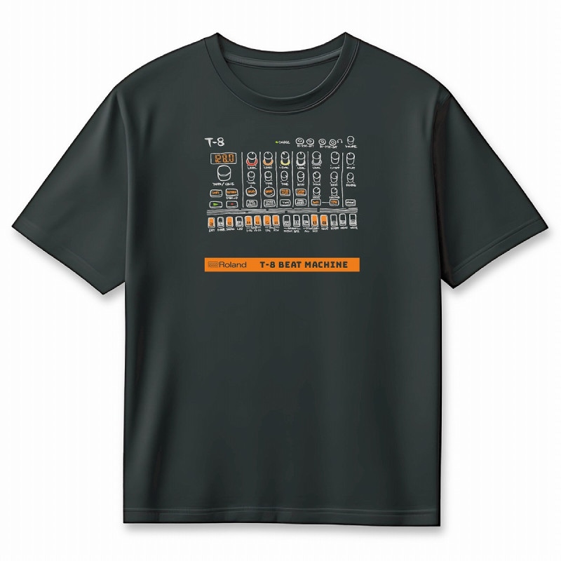 Roland ローランド / AIRA COMPACT T-8 Tシャツ 【Design B】《サイズ：M》(RT/T-8BM)