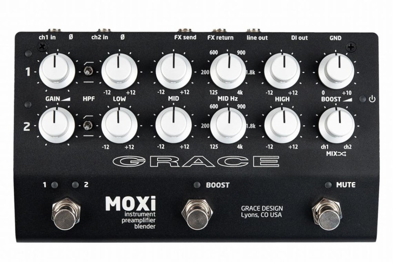 新製品】Grace Design / MOXi 2ch instrument preamp アコースティック