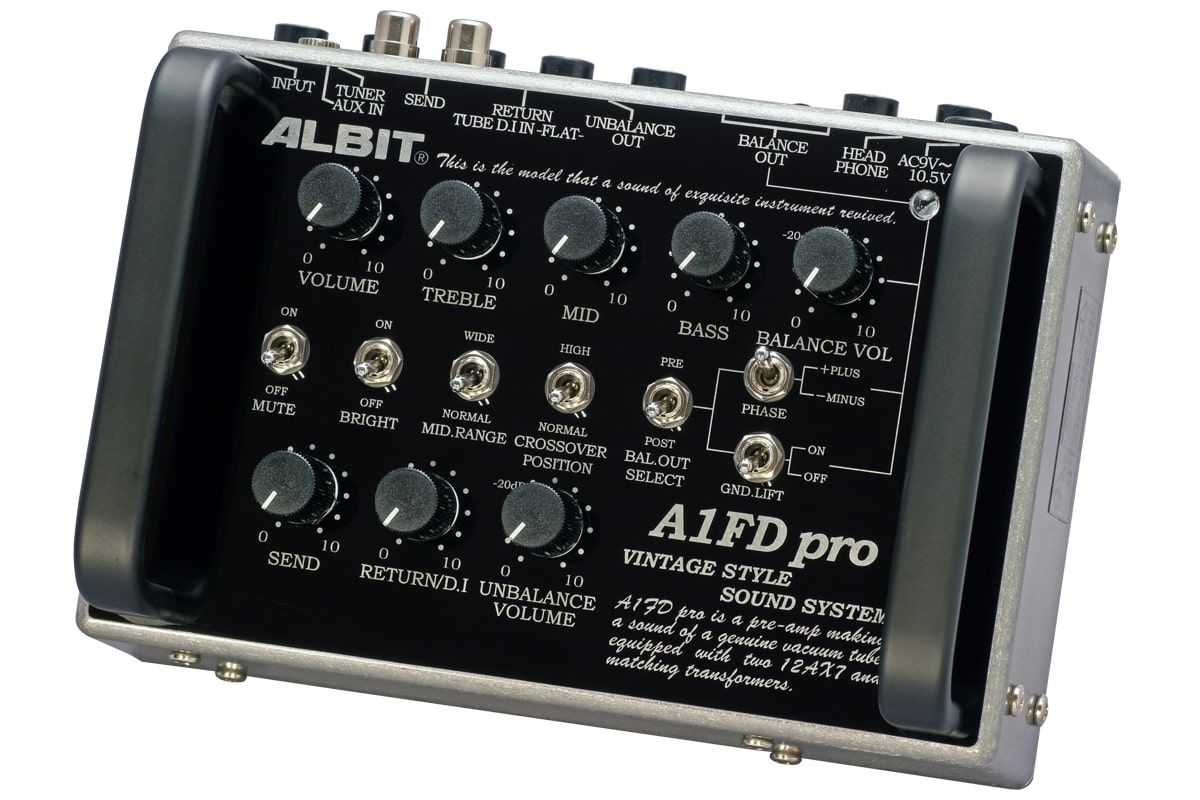 ALBIT / A1FD pro PRE-AMP D.I ギター・ベース兼用 プリアンプ