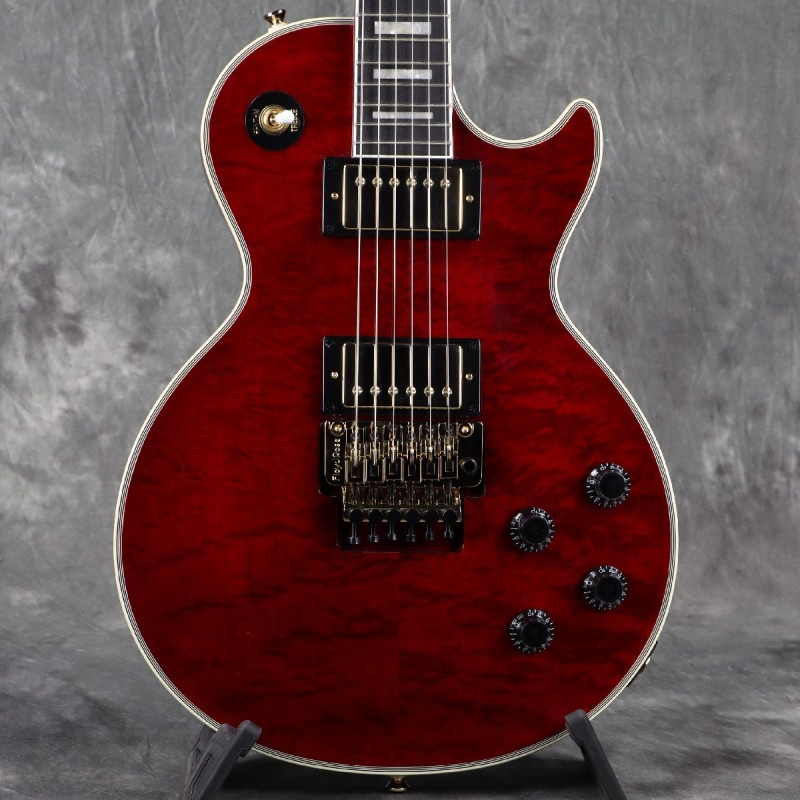 Epiphone / Alex Lifeson Les Paul Custom Axcess Quilt Ruby
