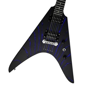 《WEBSHOPクリアランスセール》Zemaitis / Z Series ZVWA22 Black ゼマイティス Vシェイプ サンドブラスト加工【現品限り特価品】