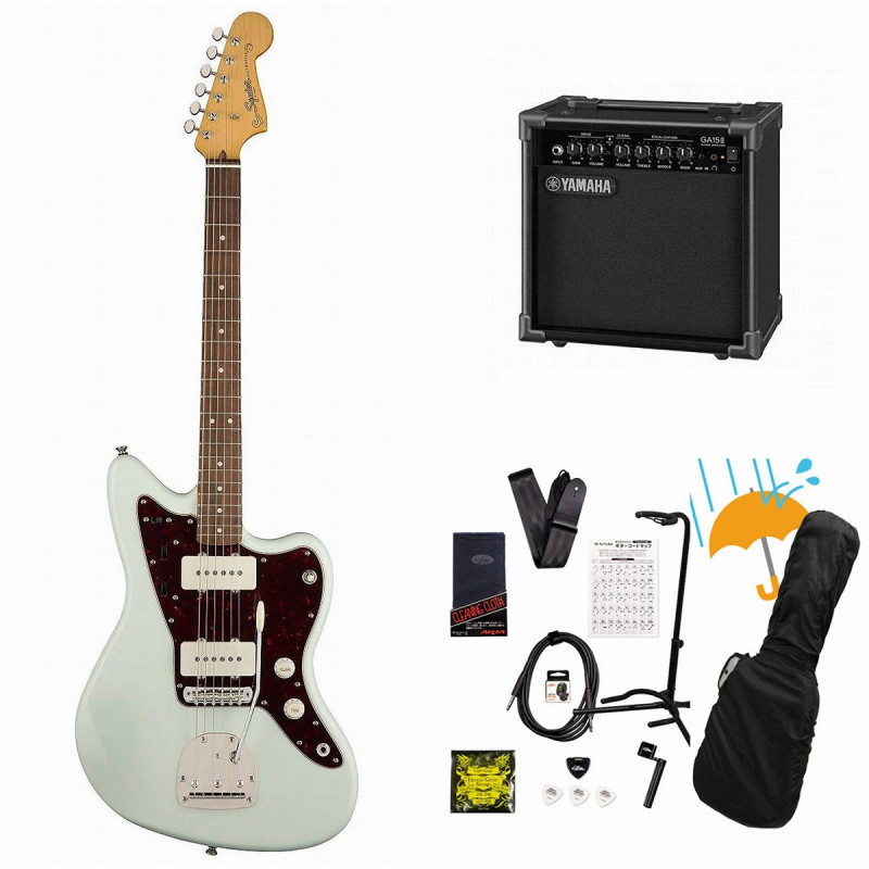 Squier / Classic Vibe 60s Jazzmaster Laurel FB Sonic Blue YAMAHA GA15IIアンプ付属初心者セットR