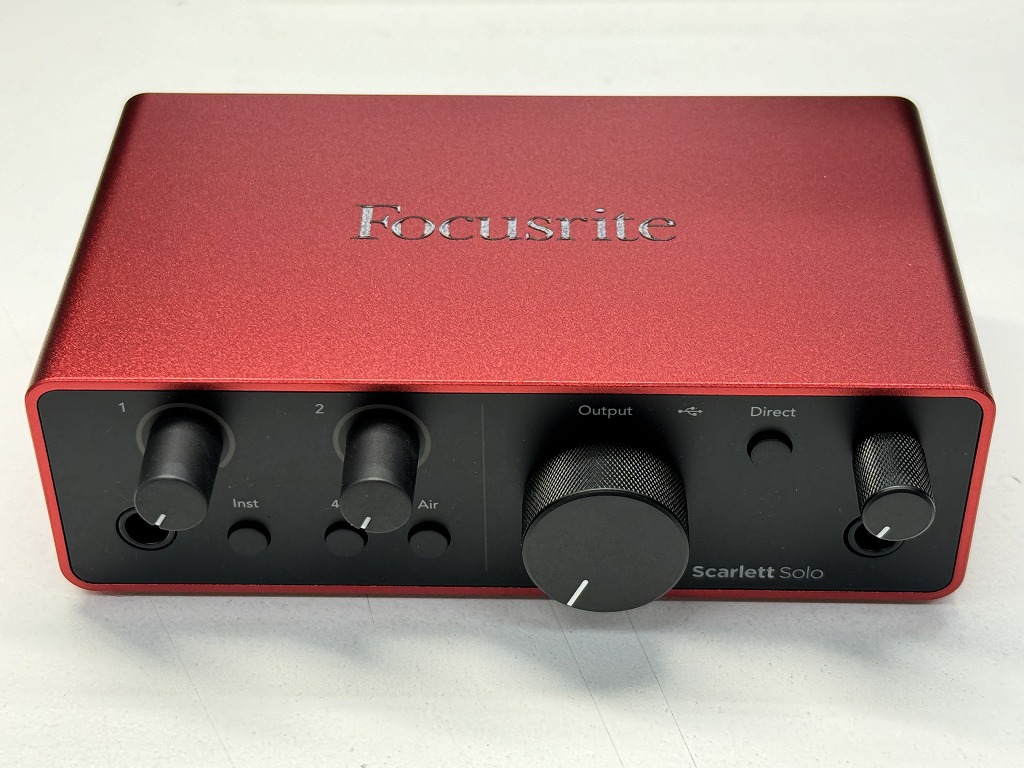 Focusrite フォーカスライト / Scarlett Solo gen4 2In/2Out USB
