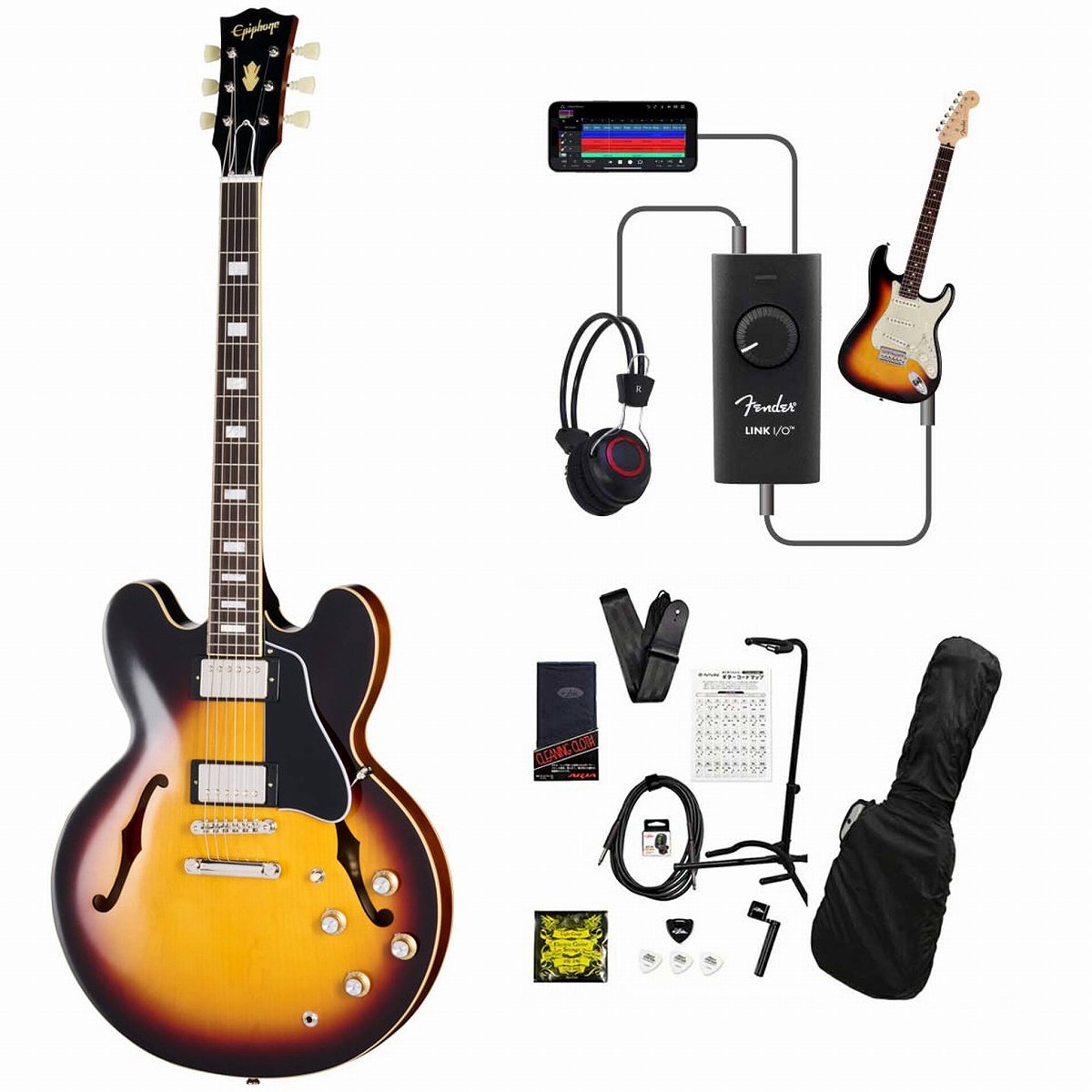 Epiphone Dot ギグバッグ・弦セット Epiphone Dot ギグバッグ・弦