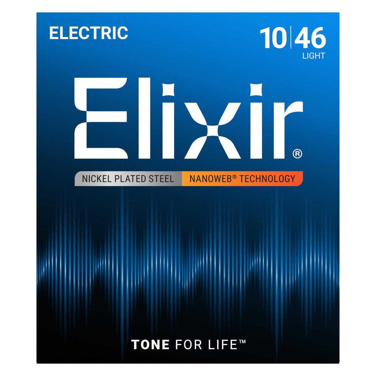 Elixir / 12052 Light Electric Nickel Plated Steel with NANOWEB