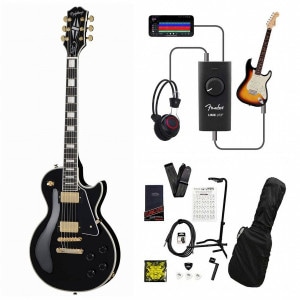 Epiphone / Inspired by Gibson Les Paul Custom Ebony エピフォン