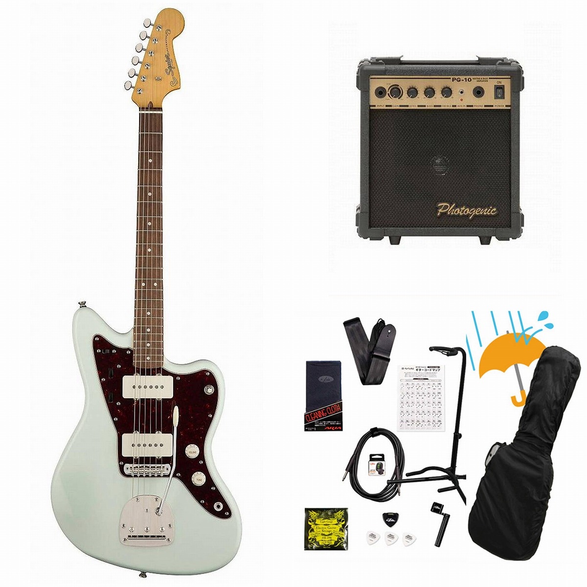 Squier / Classic Vibe 60s Jazzmaster Laurel FB Sonic Blue PG-10