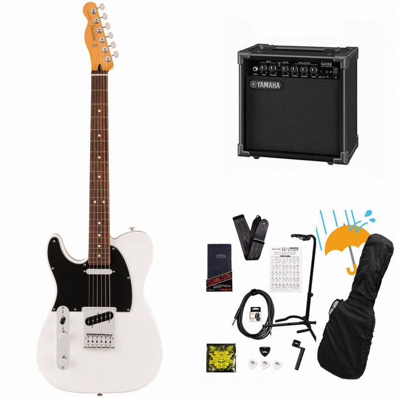 Fender / Player II Telecaster Rosewood FB Polar White YAMAHA GA15IIアンプ付属初心者セットR