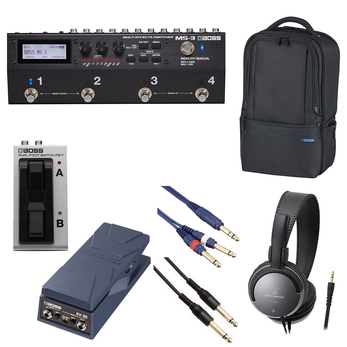 BOSS MS-3 FS-7 マルチエフェクター スイッチャー BOSS / MS-3 マルチスイッチャー[オプションアイテム+BOSS製