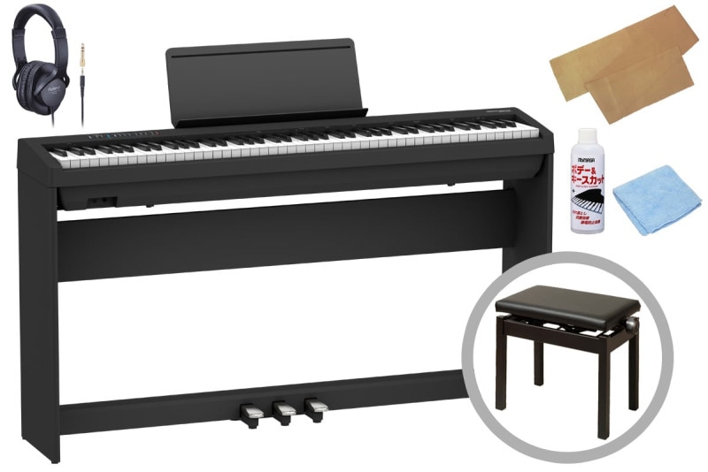 Roland ローランド / FP-30X BK ブラック【専用スタンド＆ペダル+高低