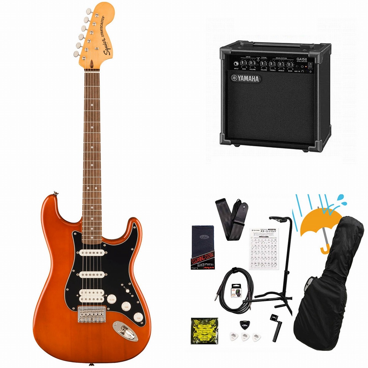 Squier stratocaster GA15Ⅱ zoom G1X four Squier by Fender