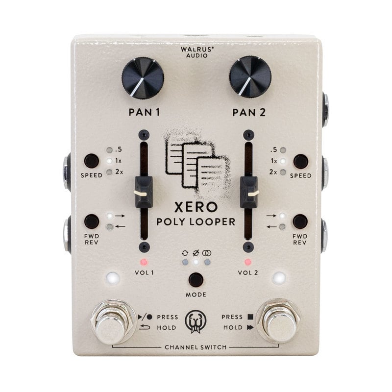 【新製品】Walrus Audio / Xero Polylooper Cream WAL-XPL?デュアルチャンネルルーパー ウォルラスオーディオ