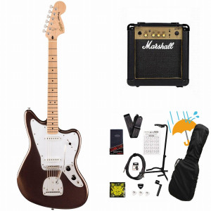 Squier by Fender / Affinity Series Jaguar Maple Fingerboard White Pickguard Mystic Metallic Brown  Marshall MG10アンプ付属エレキギター初心者セットRの商品ページ