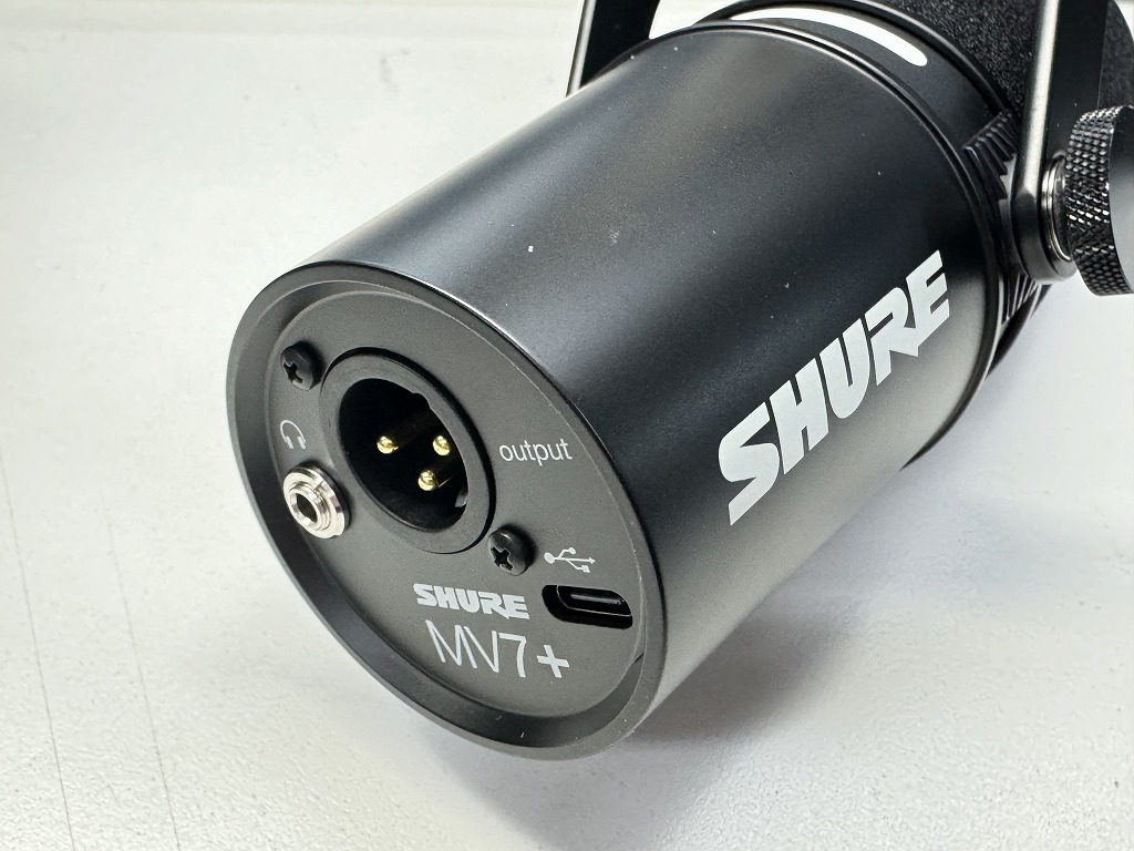 SHURE シュア / MV7+-K-J ポッドキャストマイクロホン【デモ使用品特価