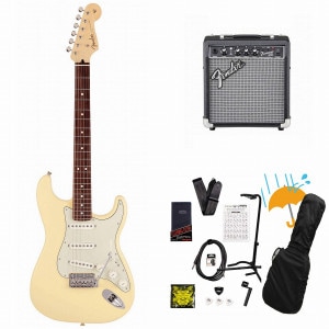 Fender / Made in Japan Junior Collection Stratocaster Rosewood FB Satin Vintage White [ショートスケール] Fender 10Wアンプ付属エレキギター初心者セットRの商品ページ