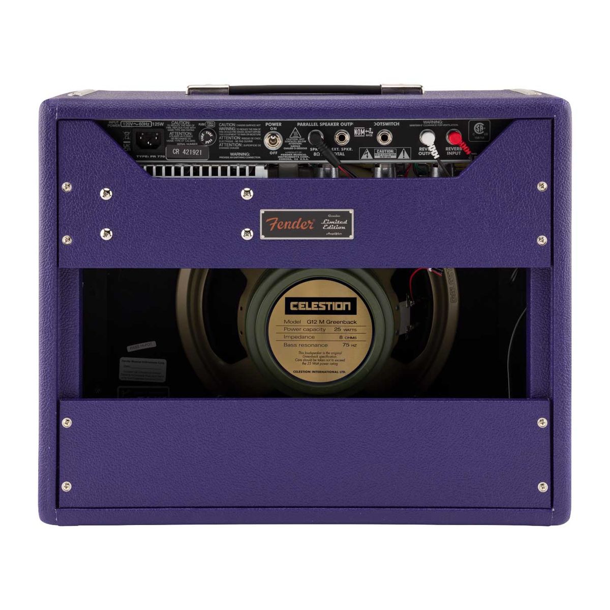 限定特別スペック】Fender / FSR 65 Princeton Reverb Plum Celestion