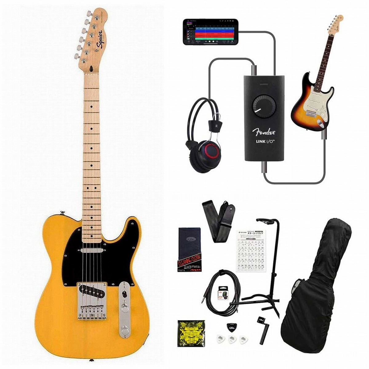 Limited Telecaster+付属品多数 Sonic Squier Edition Fender – Telecaster® Sonic® Squier ギター